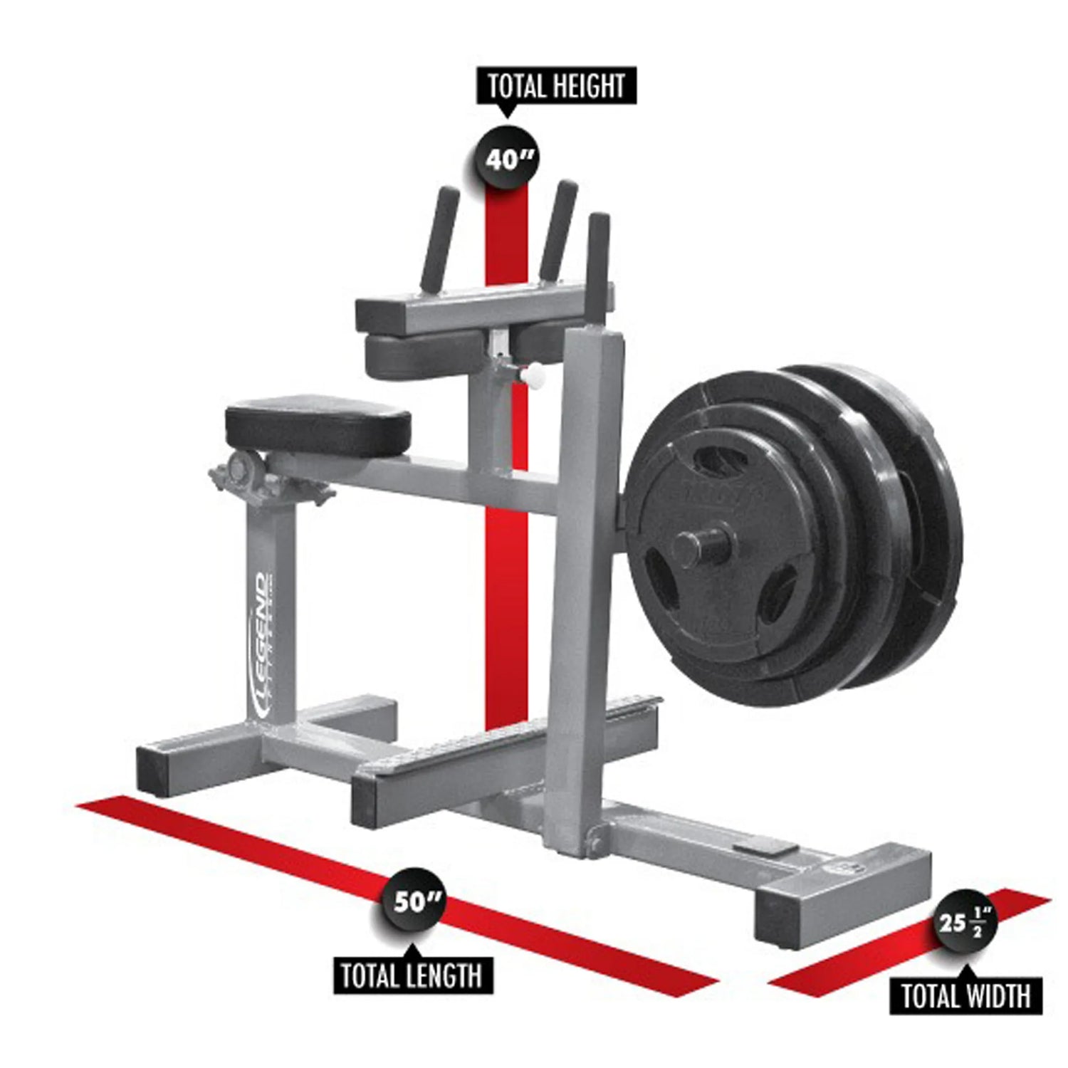 Legend Fitness 3119 Plate-Loaded Seated Calf