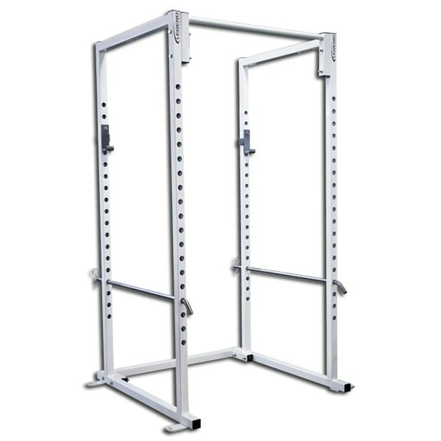 White power rack on a white background