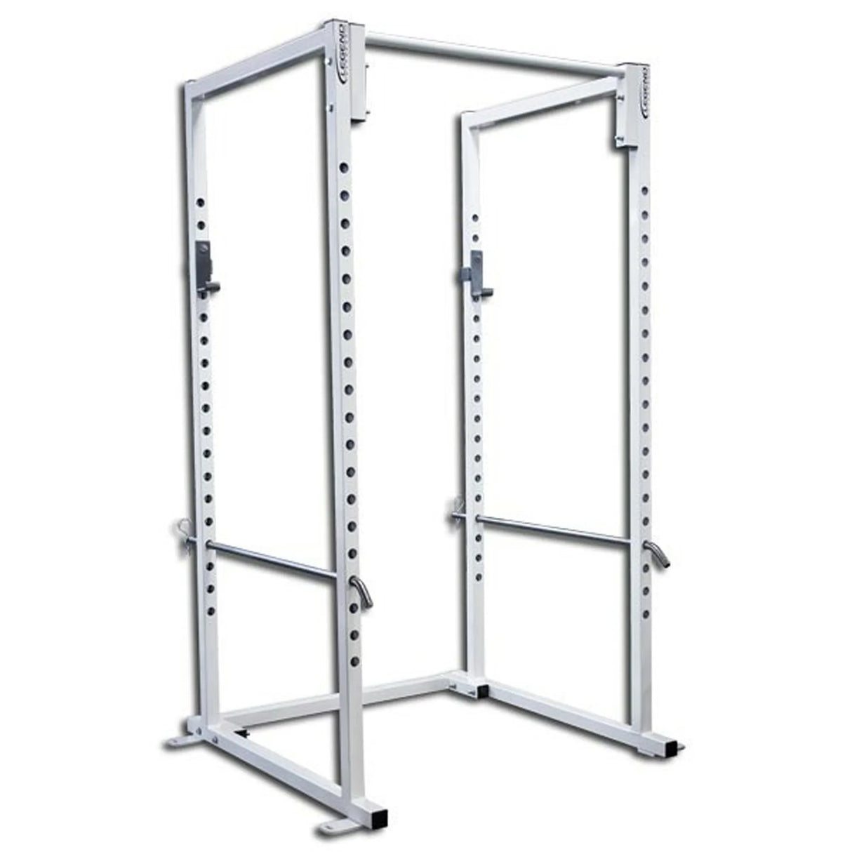 White power rack on a white background