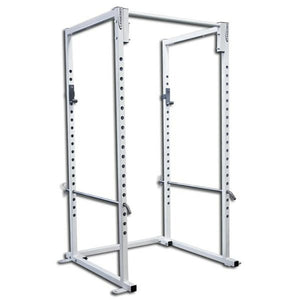 White power rack on a white background