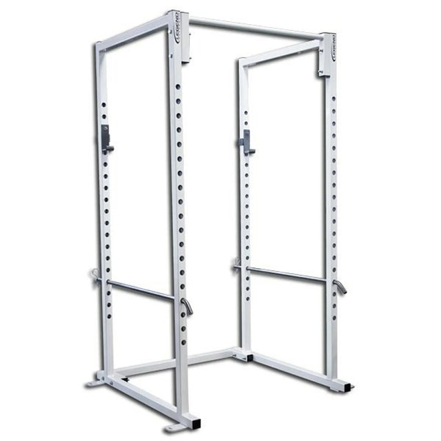 White power rack on a white background