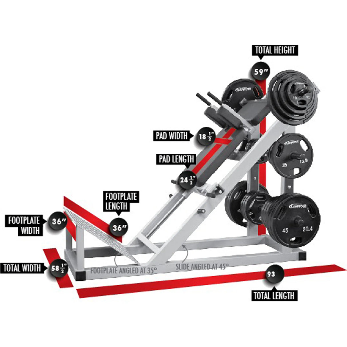 Legend Fitness 3123 Hack Squat