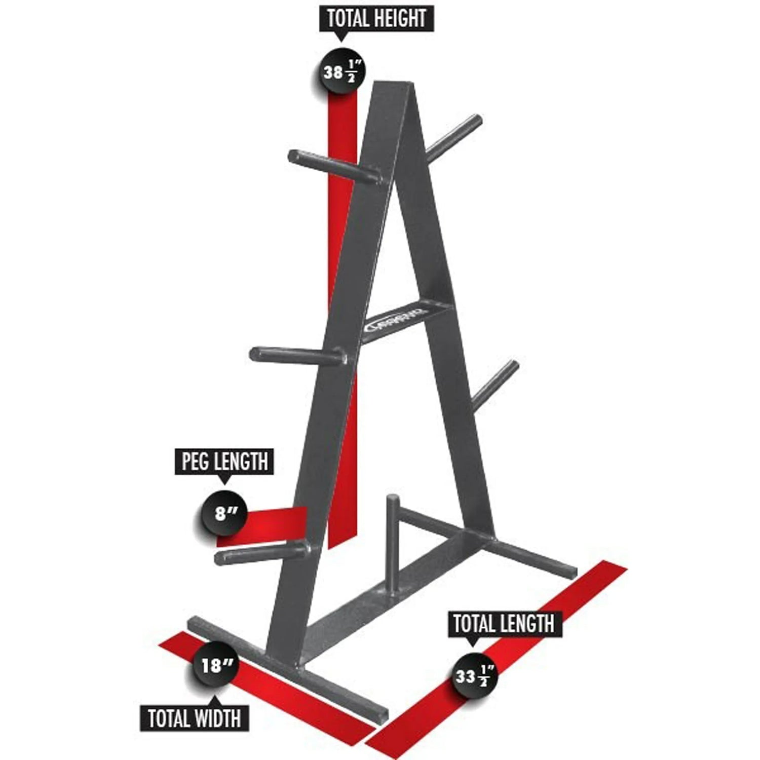 Legend Fitness 3126 A-Frame Plateholder