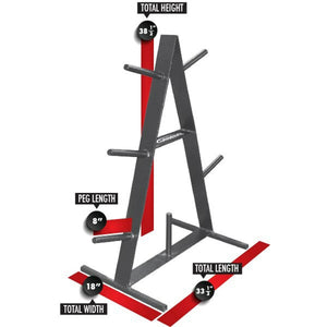 Legend Fitness 3126 A-Frame Plateholder