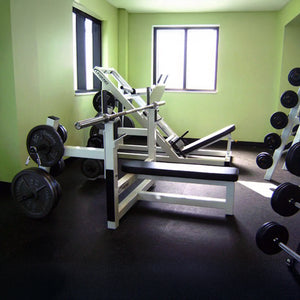 Legend Fitness 3150 Olympic Flat Bench with Plate-Storage