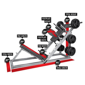 Legend Fitness 3224 Leg Press / Hack Squat Combo