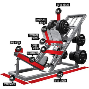 Legend Fitness 3308 Unilateral Angled Leg Press