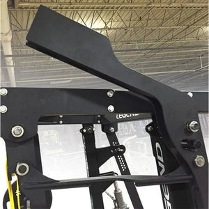 Black metal frame with 'Legend' branding against a warehouse background