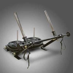 Legend Fitness Stealth Leg Press configured as a push-sled with weight plates on it