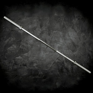 Metallic bar on a textured black background