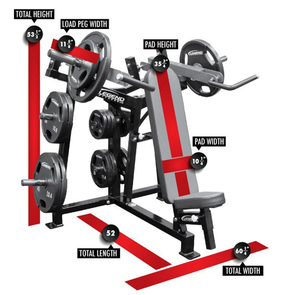 Legend Fitness LeverEDGE 6001 Unilateral Converging Shoulder Press