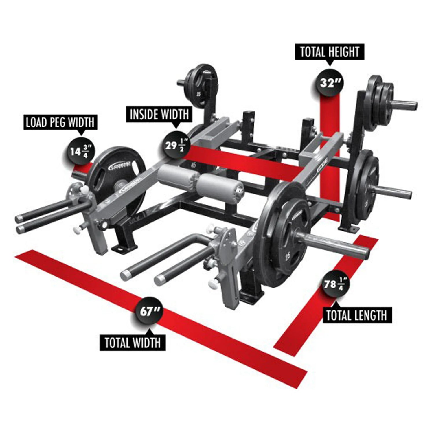 Legend Fitness LeverEDGE 6008 Unilateral Shrug / Lunge / Deadlift