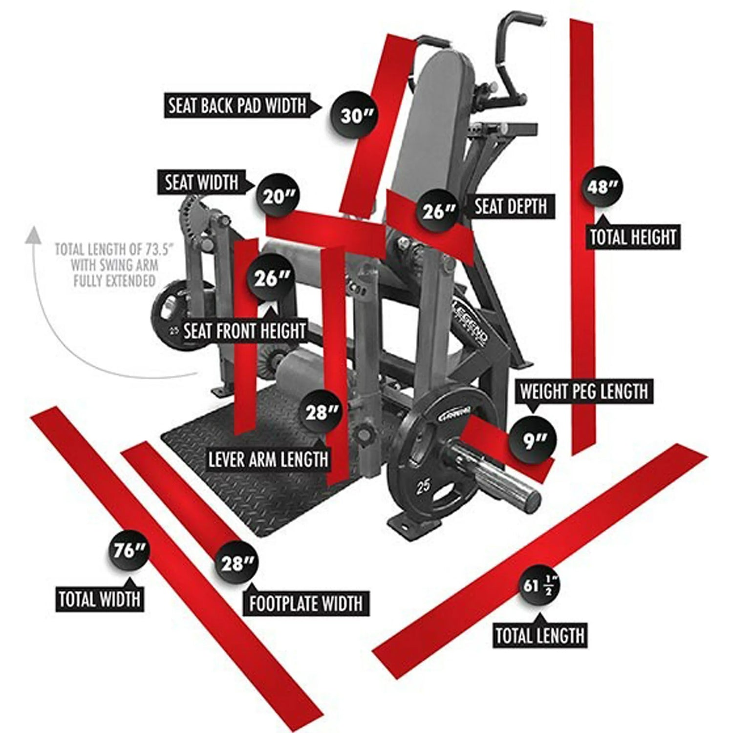 Legend Fitness LeverEDGE 6011 Unilateral Leg Extension / Leg Curl