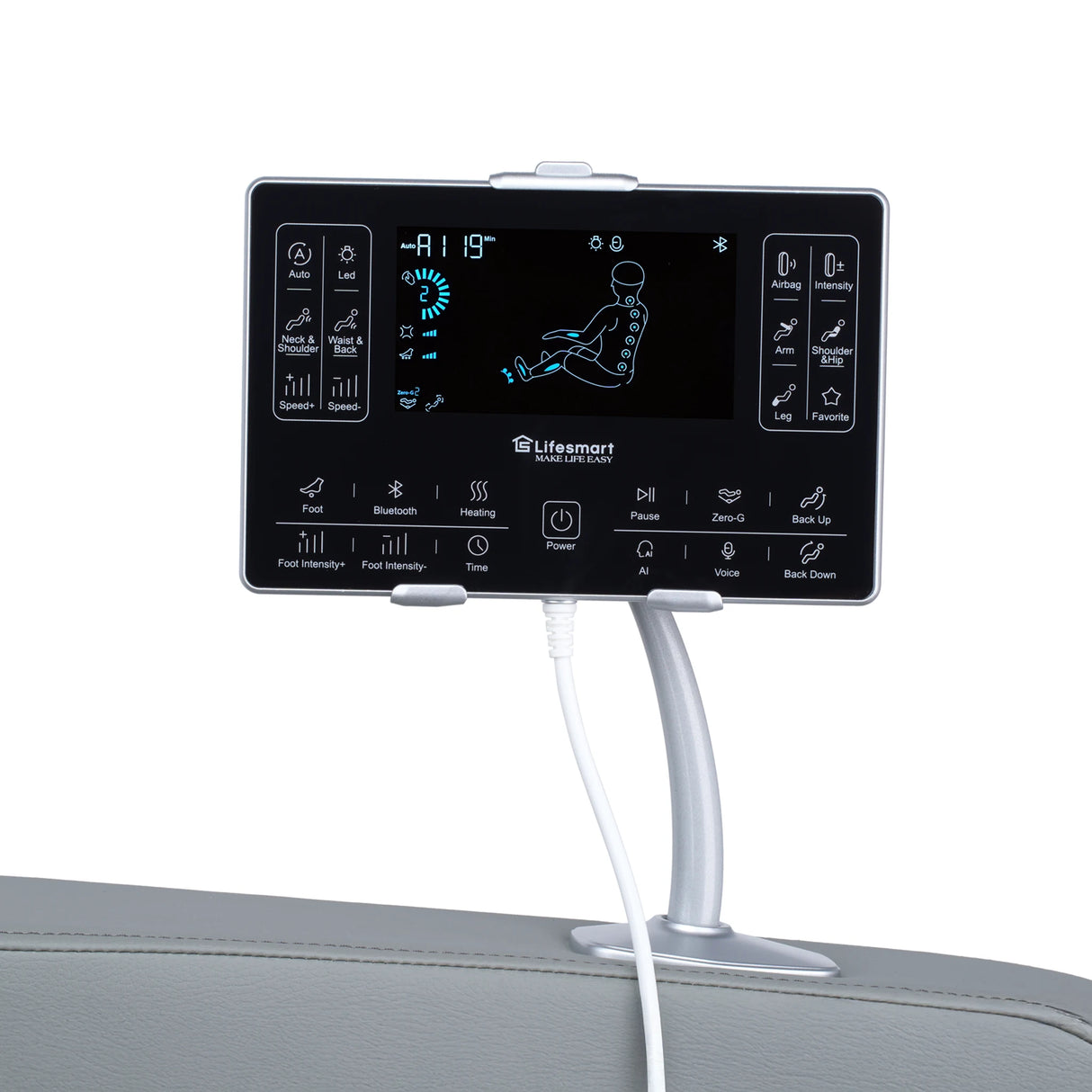 Lifesmart 2D Full Body Massage Chair | 6" Touchscreen Tablet