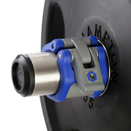Lock-Jaw Hex Barbell Collars - Commercial Grade Barbell Clamps, Different Color Options including Blue, Green, Orange, Pink, Red, Black, Purple, Yellow, and Light Blue, 1 Year Commercial Warranty, Made for 2" Diameter Olympic Barbells