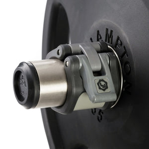 Lock-Jaw Hex Barbell Collars - Commercial Grade Barbell Clamps, Different Color Options including Blue, Green, Orange, Pink, Red, Black, Purple, Yellow, and Light Blue, 1 Year Commercial Warranty, Made for 2" Diameter Olympic Barbells