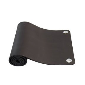 Long black foam exercise mat by Perform Better
