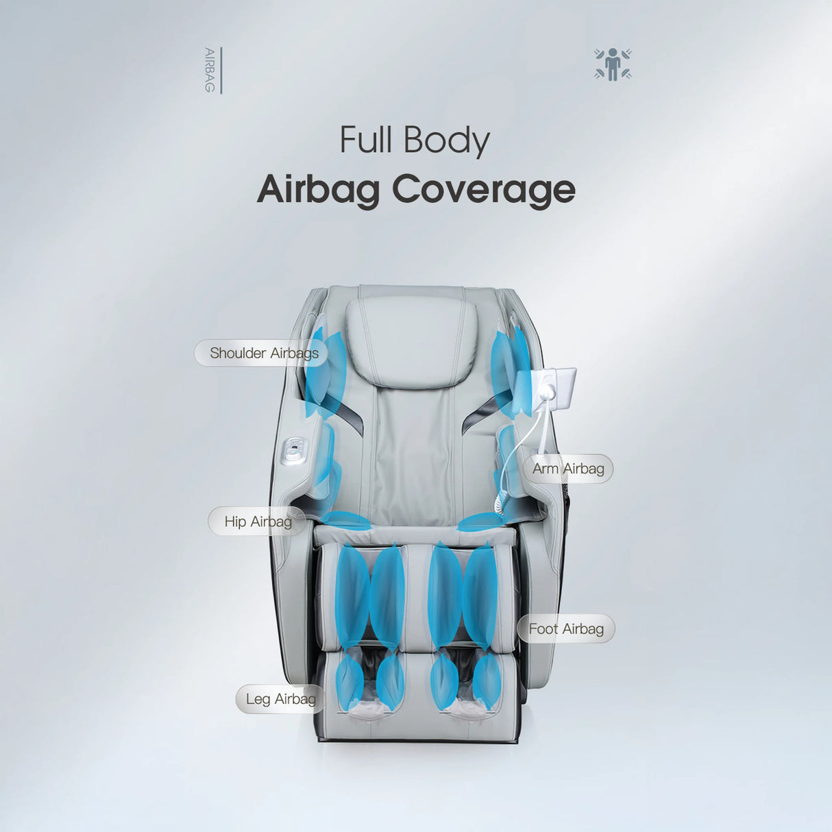 Lifesmart 2D Full Body Massage Chair | 6" Touchscreen Tablet