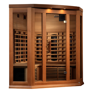 Corner sauna model