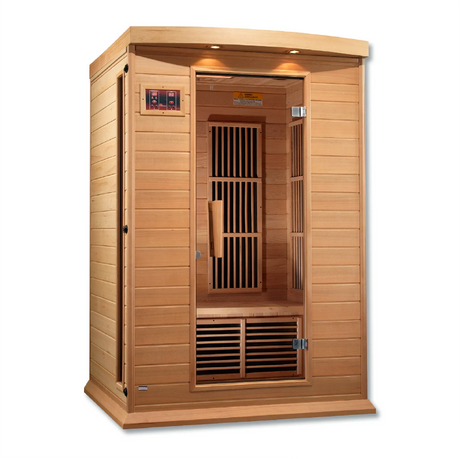 Two person hemlock sauna