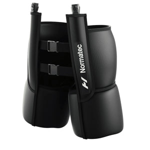 Inflatable compression shorts by Normatec built to relieve pain, increase circulation, and speed up recovery time from sports and other activities