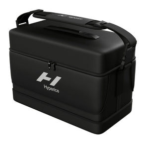 Black premium quality rectangular carry bag with strap