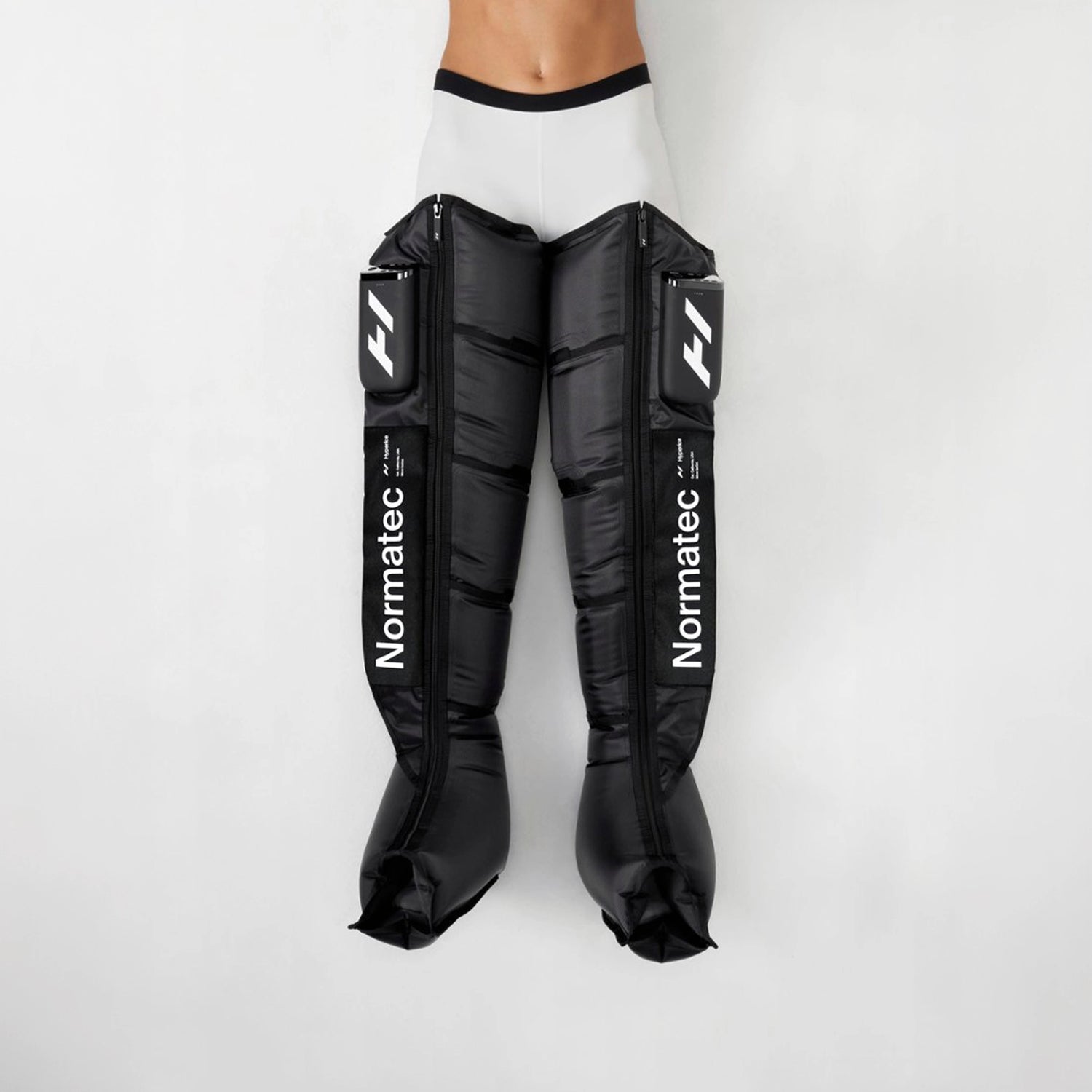 Inflatable premium wearable compression leggings with built in control units and air pumps