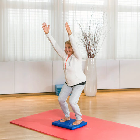 Large foam commercial grade exercise mat made by Airex in Switzerland