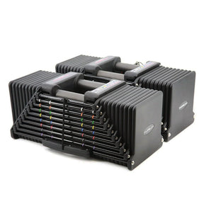 A PowerBlock Commercial Pro 175 Dumbbell Set