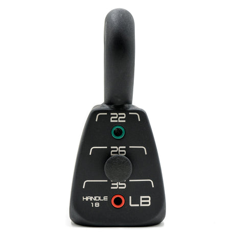 PowerBlock Commercial Standard Adjustable Kettlebell - Commercial Four In One Kettlebell Weighing 18lb, 22lb, 26lb, and 35lb