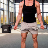 Man holding a PowerBlock EZ barbell