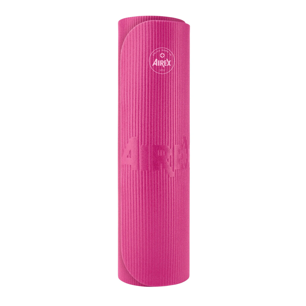 Affordable commercial grade exercise mat with eyelets for hanging