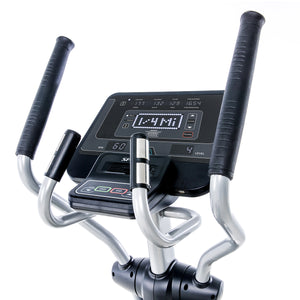 Spirit Fitness CE800 light commercial grade self-powered cordless elliptical with LCD screen and heart rate hand sensors