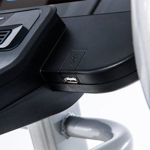Spirit Fitness CE800ENT light commercial grade elliptical with interactive touchscreen and heart rate hand sensors