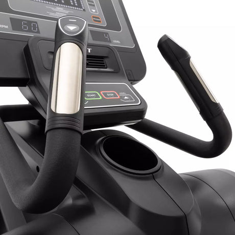Spirit Fitness CES880 commercial grade suspension elliptical cardio machine with cooling fan and LED display