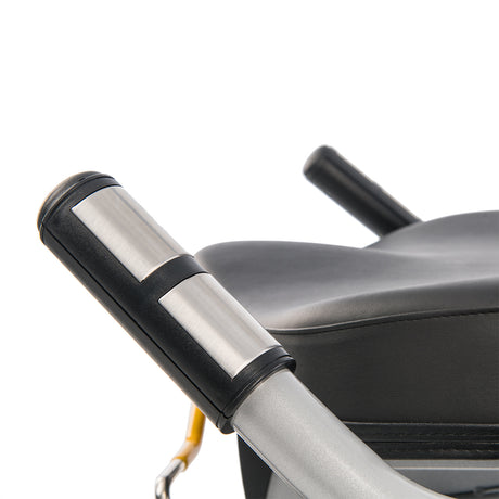 Cordless Spirit Fitness CR800 light commercial recumbent bike with LED display