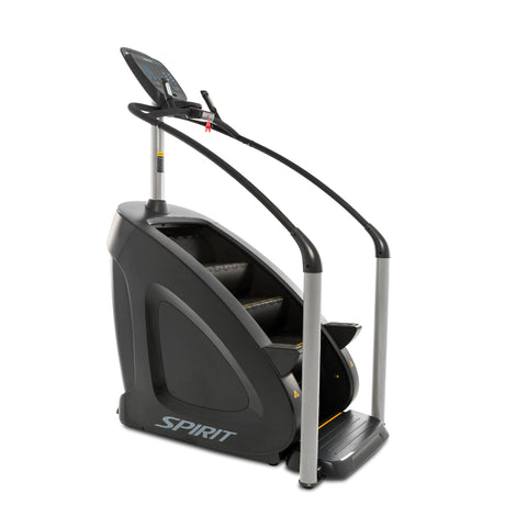 Spirit Fitness CSC900 - Commercial Grade Stair Climber with Heart Rate Pulse Sensors, Built in Fan, Largest Stair Size, LED Display Screen, and Bluetooth Connectivity
