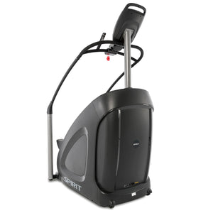 Spirit Fitness CSC900 commercial grade stair climber with heart rate pulse sensors and extra large stairs