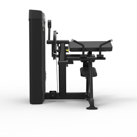 Spirit Fitness CSD-BCTE - Dual Function Biceps Curl Triceps Extension machine with Integrated Rep Counter and Timer, 180 lb. Weight Stack, 5 lb. Weight Stack Increments, 12-Guage Steel Construction, and 45 Degree Supinated and Neutral Grips