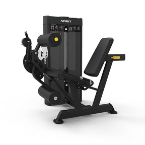 Spirit Fitness CSD-LELC - Dual Function Leg Extension Leg Curl machine with Integrated Rep Counter and Timer, 210 lb. Weight Stack, 5 lb. Weight Stack Increments, 12-Guage Steel Construction, and Adjustable Back Rest