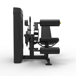 Spirit Fitness CSD-LELC - Dual Function Leg Extension Leg Curl machine with Integrated Rep Counter and Timer, 210 lb. Weight Stack, 5 lb. Weight Stack Increments, 12-Guage Steel Construction, and Adjustable Back Rest