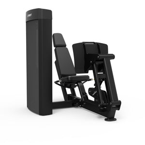Spirit Fitness CSD-LPCE - Dual Function Leg Press Calf Extension machine with Integrated Rep Counter and Timer, 220 lb. Weight Stack, 5 lb. Weight Stack Increments, 12-Guage Steel Construction, and Adjustable Back Rest and Footplate