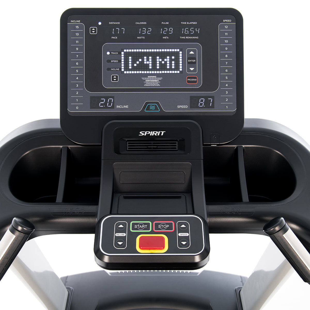 Spirit Fitness CT800 light commercial treadmill with LCD display