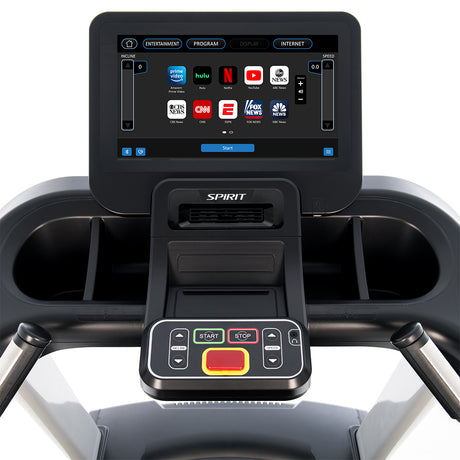 Spirit Fitness CT800ENT light commercial treadmill with touchscreen display