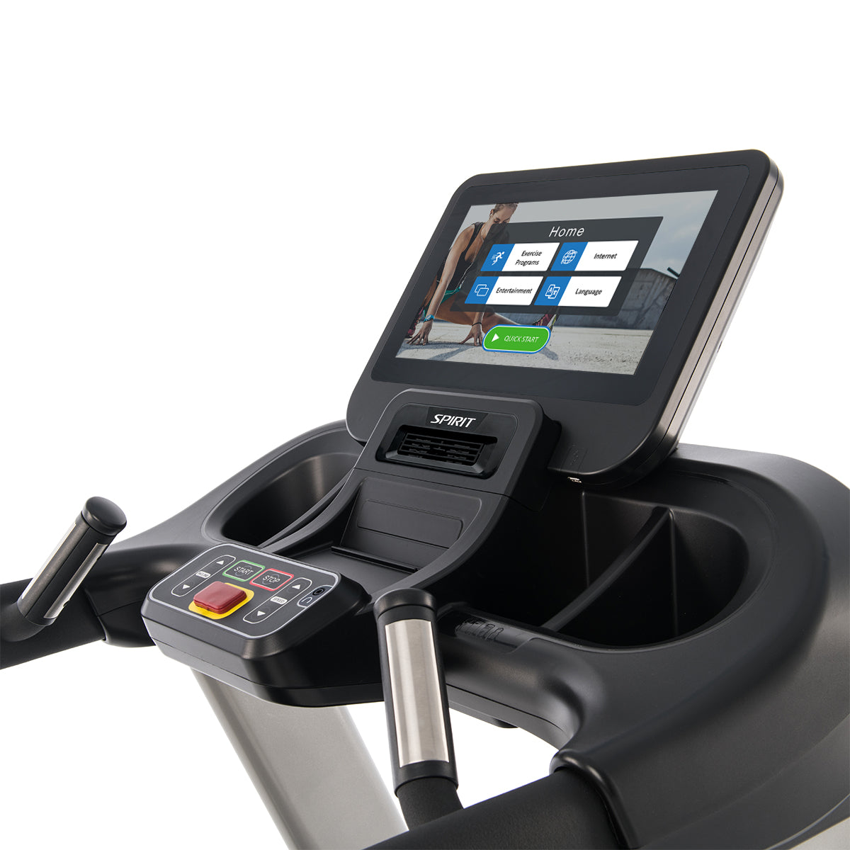 Spirit Fitness CT800ENT light commercial treadmill with touchscreen display