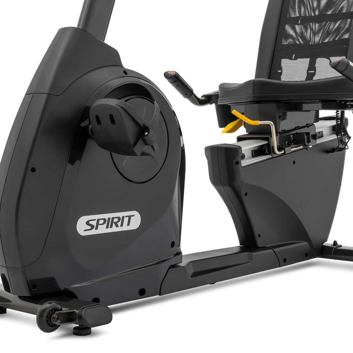 Spirit Fitness XBR95 residential grade recumbent bike with LCD display and adjustable seat