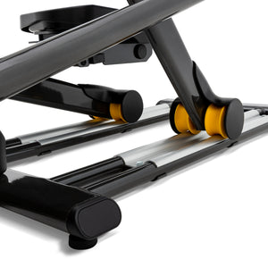 Spirit Fitness XE795 residential grade self-powered cordless elliptical with LCD display screen