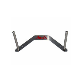 Hanging gym mat wall-mounted rack