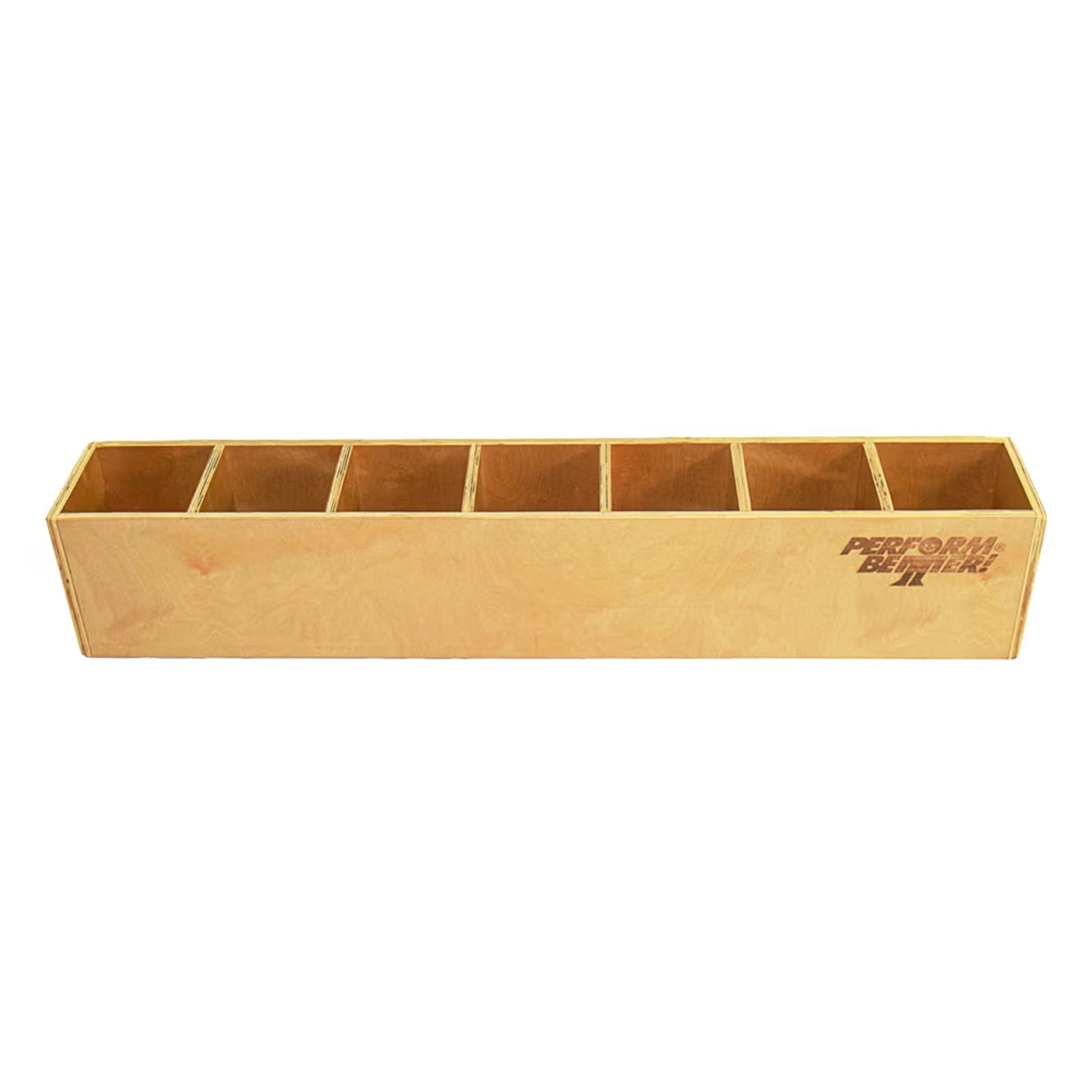 Wooden floor storage for foam rollers by Perform Better