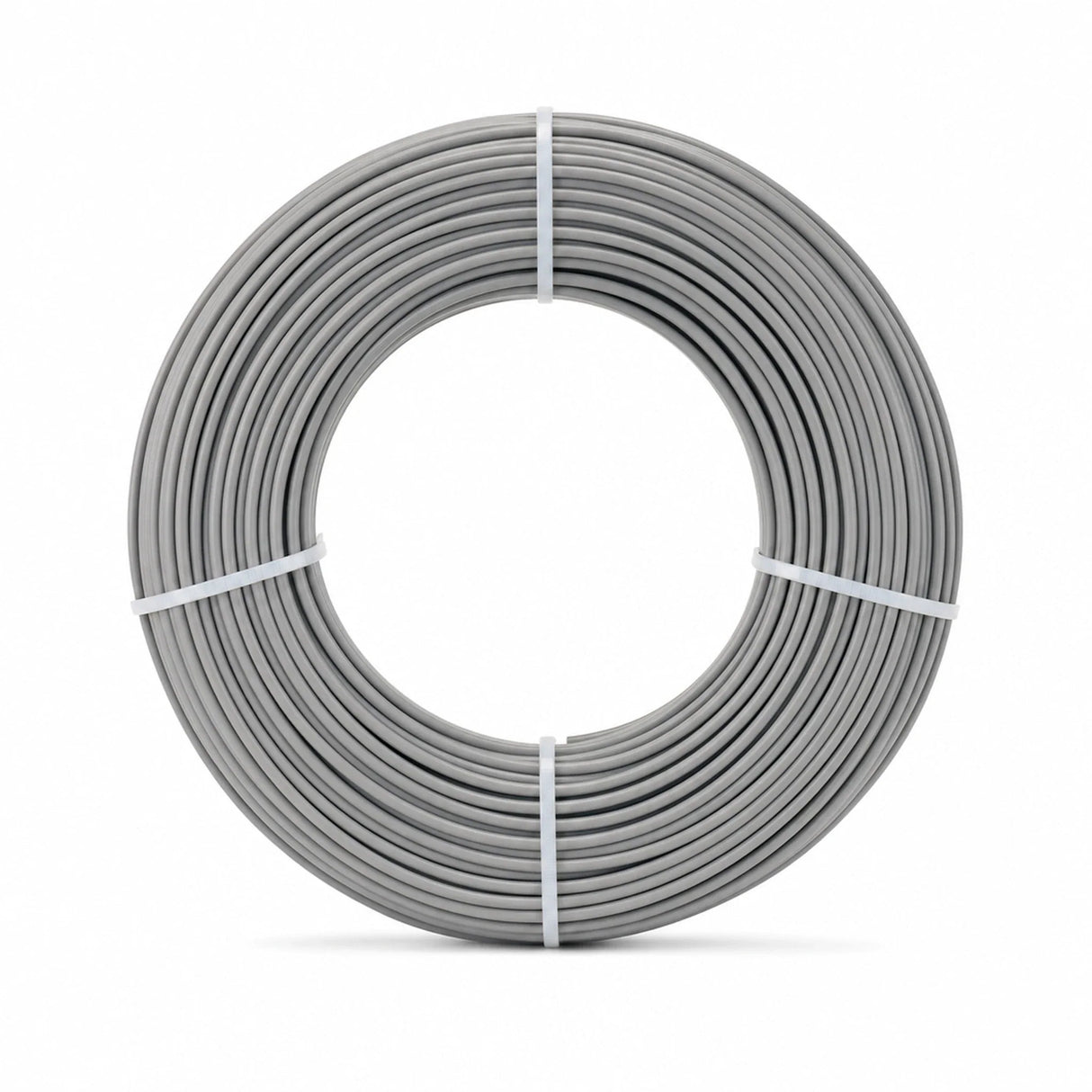 ECORE HydroGrip Motivate Weld Rod spool viewed front on, showing the wound coil of grey vinyl weld rod